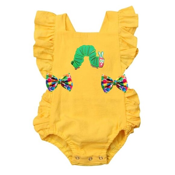 The Very Hungry Caterpillar Birthday Romper Dress Clothes outfit Strawberry